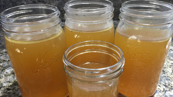 Homemade bone broth